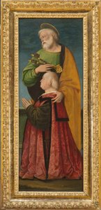 Sint Petrus en een schenker