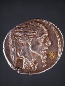 Vermoedelijk profiel van Vercingetorix op een Gallische munt. Museo del Medagliere. Milaan door Gaulish Gaulish