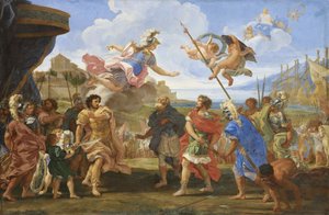 De ruzie tussen Agamemnon en Achilles, ca. 1695