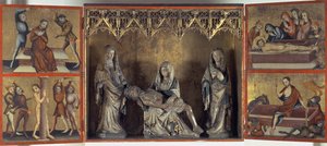 Altaarstuk met de Rouw en de Passie van Christus (Altaar van St. Elizabeth Thuringia) c.1410