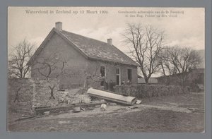 Watervloed in Zeeland door Gebroeders van Straaten