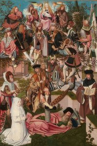 De boom van Jesse (De Heilige Boom). Om 1500