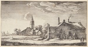 Uitzicht op Spaarnwoude door Geertruyt Roghman