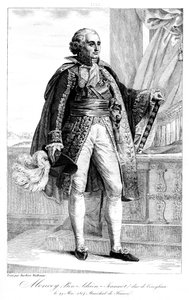 Bon Adrien Jeannot de Moncey 1754-1842, Maarschalk van Frankrijk, 1839 door Geille