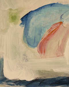 Blauw koraal, abstracte stroming door Gemma Bardot