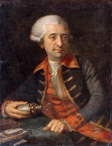 Portret van Antoine-Laurent Lavoisier door Geneviève Brossard de Beaulieu