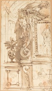 Een Uitgebreid Gesneden Lijst door Genoese 17th Century