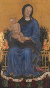 Madonna en Kind met Engelen door Gentile da Fabriano