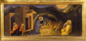 Geboorte (Predella van de Aanbidding der Wijzen, Pala Strozzi)
