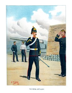 De Koninklijke Artillerie, ca. 1890