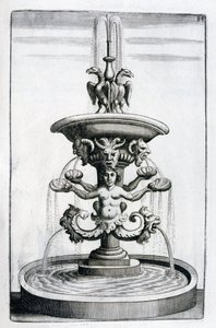 Fonteinontwerp, 1664 door Georg Andreas Bockler