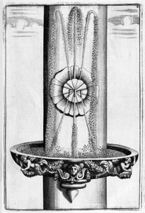 Ontwerp voor een sierfontein, 1664 door Georg Andreas Bockler