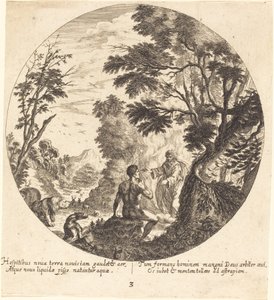 God Schept de Mens door Georg Andreas Wolfgang the Elder