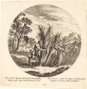 Pan en Syrinx door Georg Andreas Wolfgang the Elder