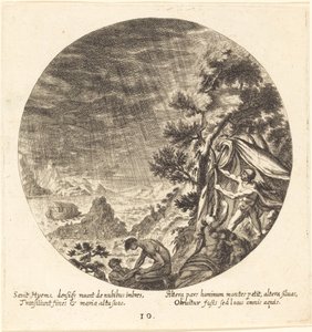 De zondvloed door Georg Andreas Wolfgang the Elder