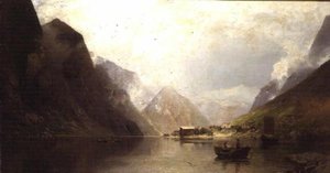 Een Fjord door Georg Anton Rasmussen