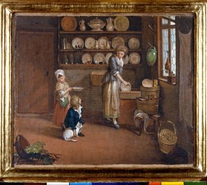 Een burgerkeuken door Georg Anton Urlaub