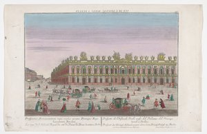 Gezicht op het Zeughaus te Berlijn door Georg Balthasar Probst