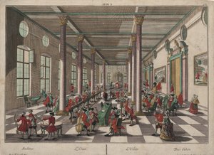 De allegorie van het gehoor door Georg Balthasar Probst