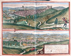 Eisenstadtt, Duitsland - Mannersdorf, Oostenrijk - in 