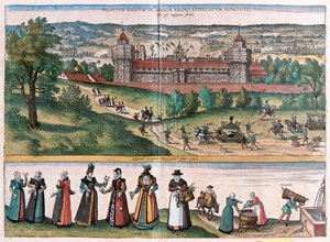 Nonsuch (paleis in Surrey), Engeland - in 