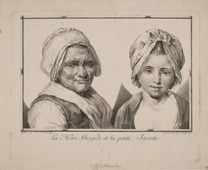 La mère Brigide et la petite Javotte door Georg Christian Schule