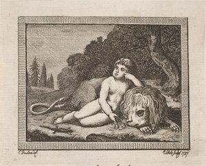 Vignet voor J. H. Wessels "Samtlige skrifter" door Georg Christian Schule