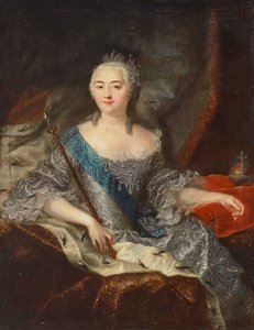 Portret van keizerin Elizabeth van Rusland