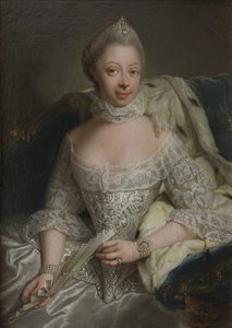 Portret van prinses Charlotte van Mecklenburg-Strelitz