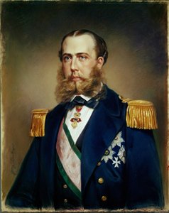 Aartshertog Ferdinand Max, later keizer Maximiliaan van Mexico, geëxecuteerd 1867 door Mexicaanse republikeinse revolutionairen onder Juarez Garcia ... (pastel)