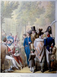 Boulevard des Italians, het café Hardy in Parijs in de 19e eeuw