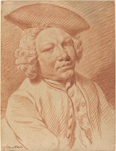 Portret van een Man met een Driekantige Hoed