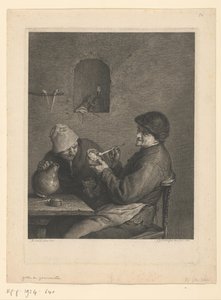 Roker en drinker door Georg Friedrich Schmidt