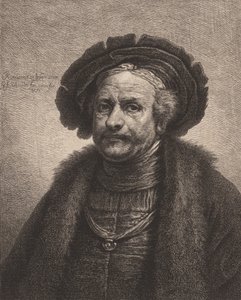 Zelfportret van Rembrandt, 1771 door Georg Friedrich Schmidt