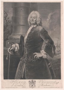 Handelsman in Londen Henry Voguell door Georg Friedrich Schmidt