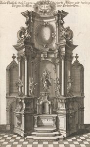 Ontwerp voor een monumentaal altaar, plaat c uit 