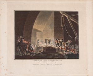 Het Interieur van een IJzergieterij