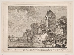 Een oud kasteel door Georg Mathias Fuchs