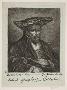 Een man met baret
