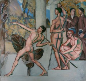 Mens sana in corpore sano Een gezonde geest in een gezond lichaam, 1912 door Georg Pauli