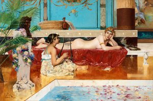 De Romeinse baden, 1882 door Georg Pauli