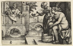 David observeert Bathseba