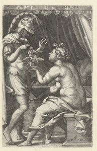 Medea geeft Jason beeld van Ganymedes met adelaar