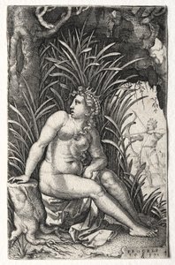 Procris door Georg Pencz