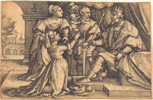 Het Oordeel van Salomo door Georg Pencz