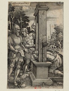Titus Manlius door Georg Pencz