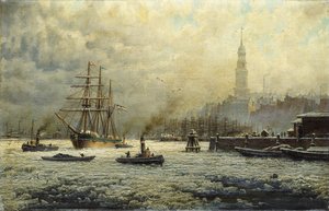 De Haven van Hamburg, 1893
