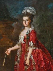 Johann Georg Weikert Portret van Maria Christine van Oostenrijk 1778