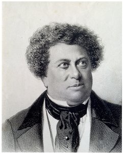 Portret van de auteur Alexandre Dumas, 19e eeuw