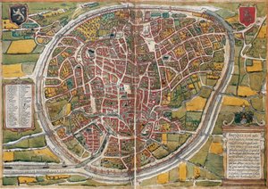 Plan van de stad Brussel